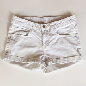 H&M white kids Twill Shorts